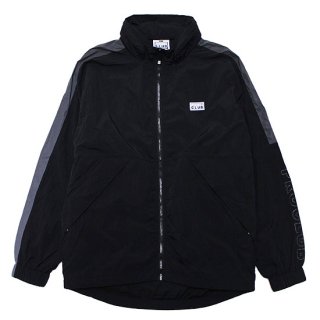 PRO CLUB ץ FULL COURT WINDBREAKER JACKET/BLACKxBLACK