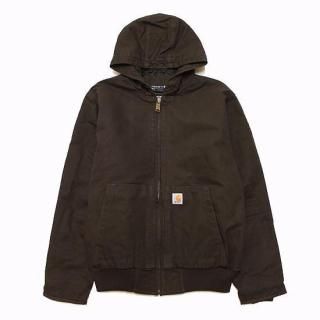 CARHARTT ϡ WASHED DUCK ACTIVE JACKET J130 104050/DARK BROWN