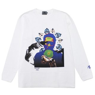 LONELY 論理 ロンリー KT LONELY L/S TEE/WHITE