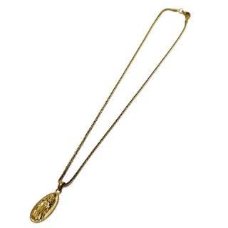 GOLDEN GILT ǥ󥮥 VIRGIN MARY PENDANT NECKLACE/GOLD