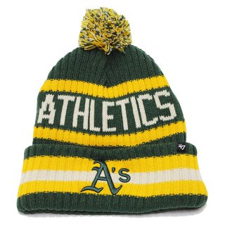 '47 եƥ֥ OAKLAND ATHLETIC BERING '47 CUFF KNIT/DARK GREEN