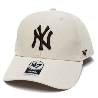 '47 フォーティーセブン NEWYORK YANKEES LEGEND '47 MVP CAP/NATURALxBROWN LOGO