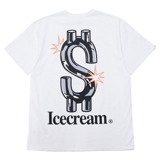 ICECREAM ꡼ WEALTH S/S TEE/WHITE