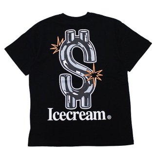 ICECREAM ꡼ WEALTH S/S TEE/BLACK