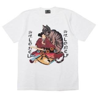 LONELY  ꡼ TIGER&ME S/S TEE/WHITE