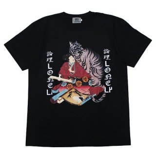 LONELY  ꡼ TIGER&ME S/S TEE/BLACK