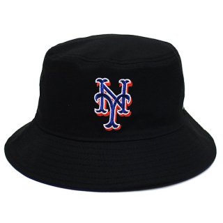 NEWERA ˥塼 NEWYORK METS REVERSIBLE BUCKET HAT/BLACKxLIGHT ROYAL