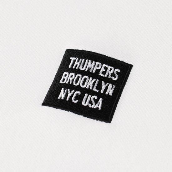 THUMPERS サンパーズ BOX LOGO S/S TEE/WHITE - SOULSTYLE