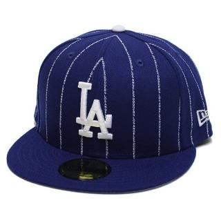 NEWERA ˥塼 LOSANGELES DODGERS TEXT STRIPE 59FIFTY CAP/DARK ROYAL