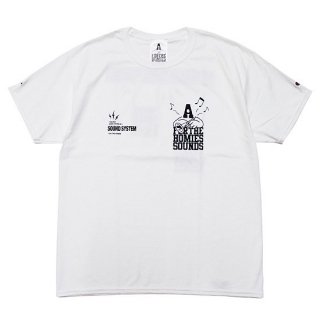 FOR THE HOMIES եۡߡ SOUND SYSTEM CHAMPION S/S TEE/WHITE