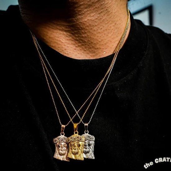GOLDEN GILT ゴールデンギルト O.G. MINI JESUS NECKLACE/GOLD GOLDEN GILT ゴールデンギルト O.G. MINI JESUS NECKLACE/GOLD