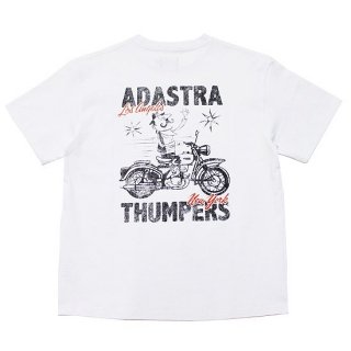 ADASTRA x THUMPERS ȥ x ѡ REBELS S/S TEE/WHITE