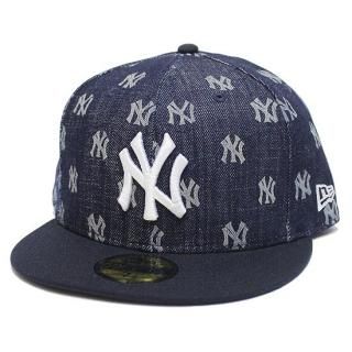 NEWERA ˥塼 NEWYORK YANKEES LASER BURN OUT 59FIFTY CAP/INDIGO DENIMxNAVY