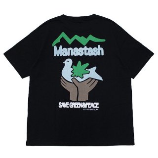 MANASTASH ޥʥå PIGION S/S TEE/BLACK