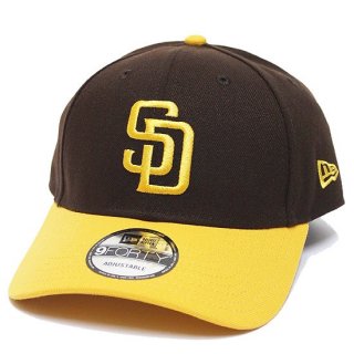 NEWERA ˥塼 SANDIEGO PADRES 2TONE 9FORTY CAP/BURNT WOODxGOLD