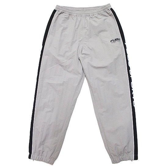 FUBU NYLON TRACK PANTS GREY SOULSTYLE