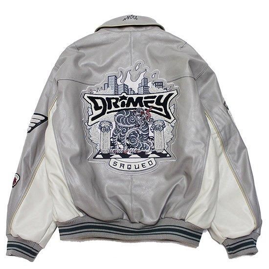 GRIMEY グライミー DEEPER PU LEATHER JACKET GPLJ181/GREY