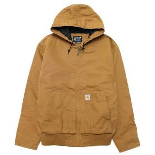 CARHARTT ϡ WASHED DUCK ACTIVE JACKET J130 104050/CARHARTT BROWN