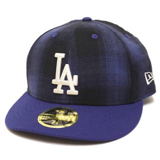 NEWERA ˥塼 LOSANGELES DODGERS CHECK LP 59FIFTY CAP/DARK ROYAL