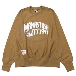 MANASTASH x BILLIONAIRE BOYS CLUB ޥʥå x ӥꥪͥܡ ARCH LOGO CREWNECK SWEAT/BROWN