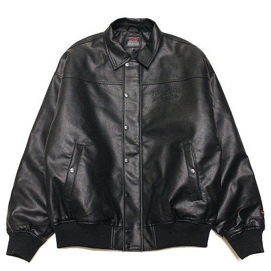 FUBU フブ 中綿ジャケット メンズ フェイクレザー エコダウン FUBU フブ 中綿ジャケット メンズ フェイクレザー エコダウン