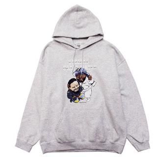 RAP ATTACK åץå Fuckin' Jay LYRICAL DEATH MATCH HOODIE RAWT24-PU003/ASH