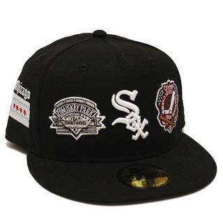 NEWERA ˥塼 CHICAGO WHITESOX MANY PATCH 59FIFTY CAP/BLACK