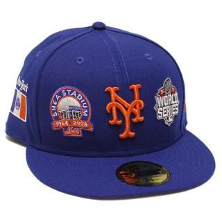 NEWERA ˥塼 NEWYORK METS MANY PATCH 59FIFTY CAP/ROYAL