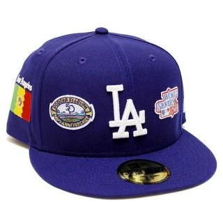NEWERA ˥塼 LOSANGELES DODGERS MANY PATCH 59FIFTY CAP/DARK ROYAL