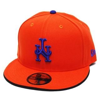 NEWERA ˥塼 NEWYORK METS UPSIDEDOWN 59FIFTY CAP/ORANGE