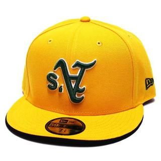 NEWERA ˥塼 OAKLAND ATHLETICS UPSIDEDOWN 59FIFTY CAP/GOLD