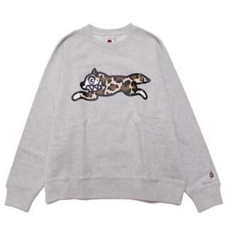 ICECREAM ꡼ RUNNING DOG CREWNECK SWEAT/HEATHER GREY