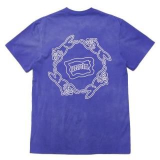 ICECREAM ꡼ LANDSLIDE S/S TEE/BLUE