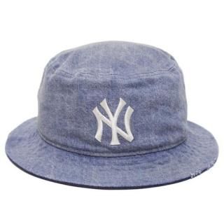 NEWERA ˥塼 NEWYORK YANKEES DAMAGE DENIM BUCKET HAT/WASHED DENIM