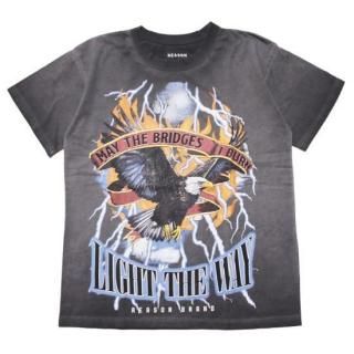 REASON ꡼ LIGHT THE WAY S/S TEE/CHARCOAL