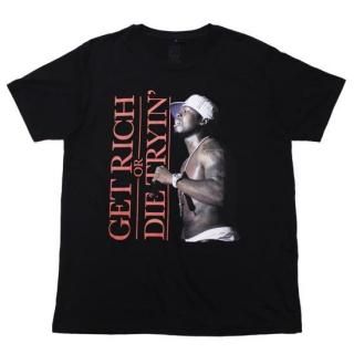 50CENT եեƥ GET RICH S/S TEE/BLACK
