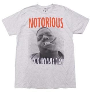 BROOKLYN MINT ֥åߥ THE NOTORIOUS B.I.G. ΥȡꥢBIG BROOKLYN'S FINEST S/S TEE/HEATHER GREY