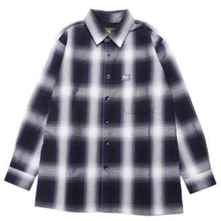 FB COUNTY եӡƥ CHECKER FLANNEL L/S SHIRT/ROYALxGREYxWHITE