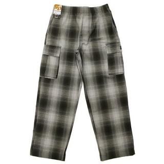FB COUNTY եӡƥ CARGO CHECKER PANTS/BLACKxGREY