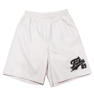 FUBU ե FAUX LEATHER SHORTS/WHITE