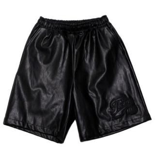 FUBU ե FAUX LEATHER SHORTS/BLACK
