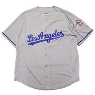 FANATICS եʥƥ LOSANGELES DODGERS BASEBALL SHIRT/GREY