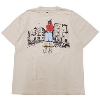 COLOR BARS 顼С x OL' DIRTY BASTARD ƥХ HARLEM S/S TEE/TAN