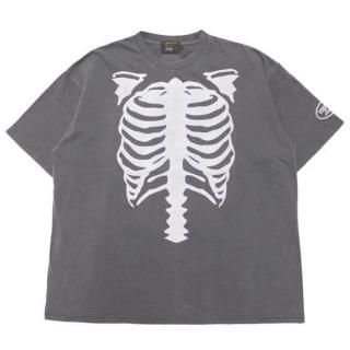 VANSON Х󥽥 BONE PIGMENT DYED S/S TEE/BLACK