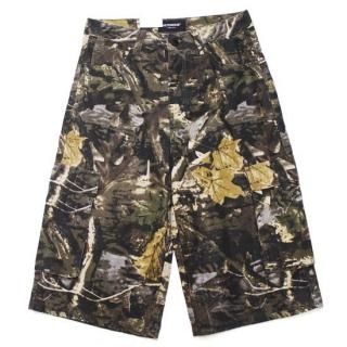 VICTORIOUS LA ȥꥢ BAGGY FIT HUNTER CAMO CARGO SHORTS/HUNTER CAMO