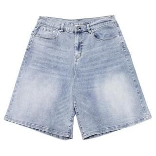 PRO CLUB ץ HEAVYWEIGHT BAGGY FIT DENIM SHORTS/LIGHT STONEWASH