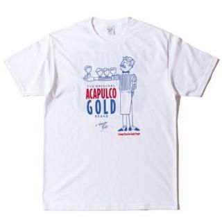 ACAPULCO GOLD ץ륳 HERE YOU GO S/S TEE/WHITE