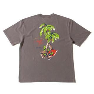 ACAPULCO GOLD ץ륳 PALM TREES OVERSIZED FIT S/S TEE/FADED GREY