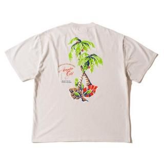 ACAPULCO GOLD ץ륳 PALM TREES OVERSIZED FIT S/S TEE/FADED OFFWHITE