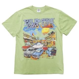 BILLIONAIRE BOYS CLUB ビリオネアボーイズクラブ BB PARTAY WASHED S/S TEE/FOREST FADE